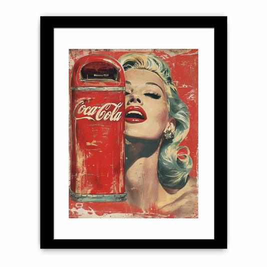 Coke Framed Print Framed Print