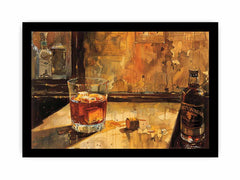 Vintage whiskey Framed Print 2