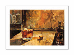 Vintage whiskey Framed Print 2
