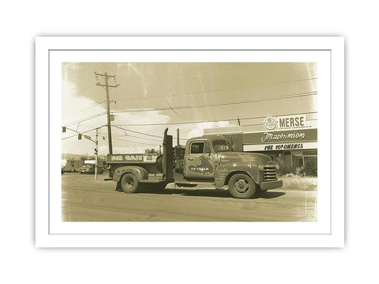 Vinatge Truck Framed Print