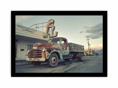Vinatge Truck Framed Print Art