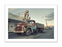 Vinatge Truck Framed Print Art