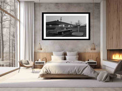 Country Motel Framed Print
