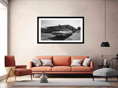 Country Motel Framed Print