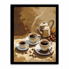 Coffee Vinatge Framed Print