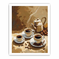 Coffee Vinatge Framed Print