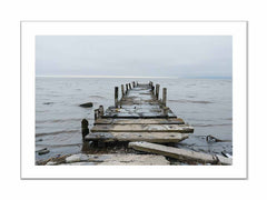 Broken Jetty Framed Print