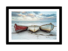 Three Boats Framed print