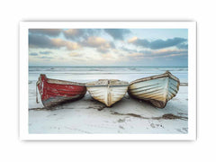 Three Boats Framed print