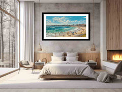 Bondi Beach Art Framed Print