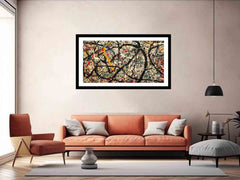 Color Drip Framed print