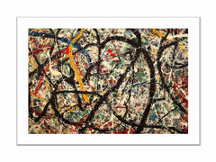 Color Drip Framed print