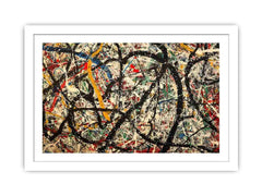 Color Drip Framed print