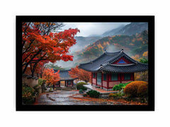 South Korea Art Framed Print