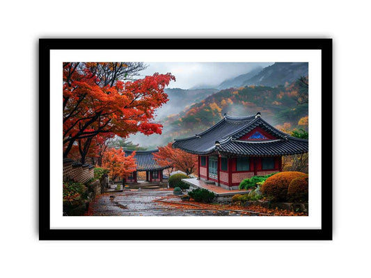 South Korea Art Framed Print