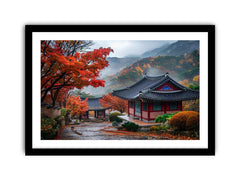 South Korea Art Framed Print