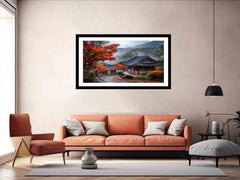 South Korea Art Framed Print