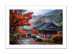 South Korea Art Framed Print