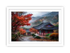 South Korea Art Framed Print