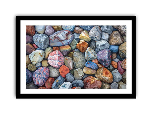 Rocks Art Framed Print