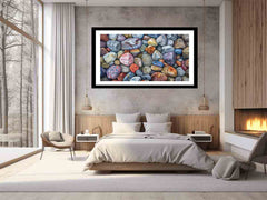 Rocks Art Framed Print