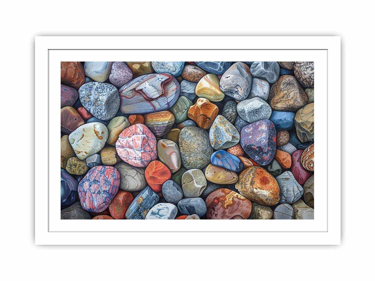 Rocks Art Framed Print