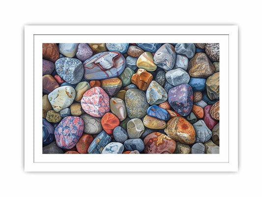 Rocks Art Framed Print