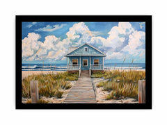 Beach House  framed print