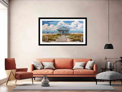 Beach House  framed print