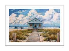 Beach House  framed print