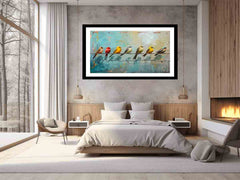 Birds on wire