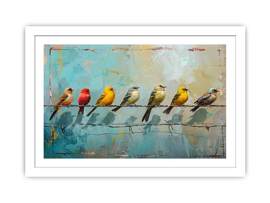 Birds on wire