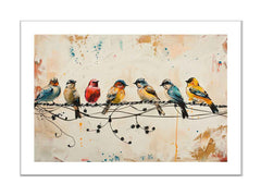 Birds on wire Art