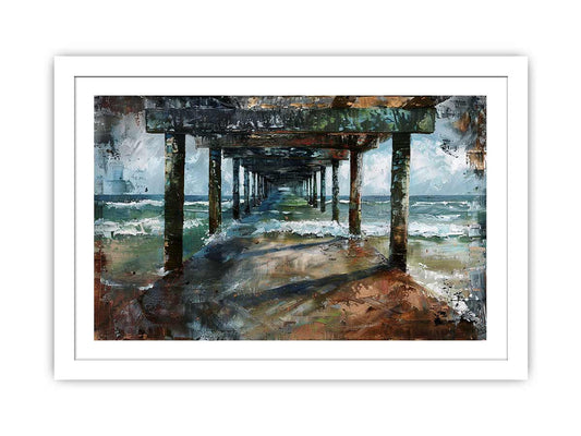 Pier Framed Print