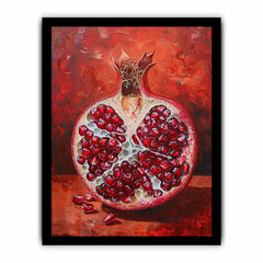 Pomegranate framed  Print