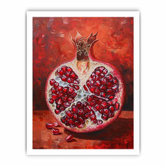 Pomegranate framed  Print