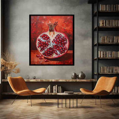 Pomegranate framed  Print