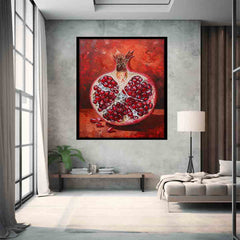 Pomegranate framed  Print