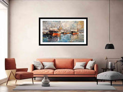 Port Art Framed Print