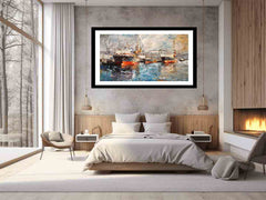 Port Art Framed Print
