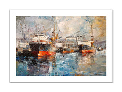 Port Art Framed Print