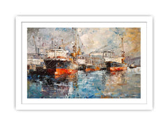 Port Art Framed Print
