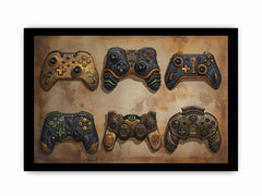 Video Game Controller Framed Print