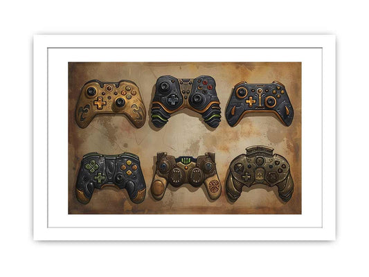 Video Game Controller Framed Print
