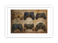Video Game Controller Framed Print