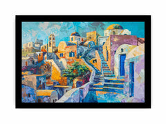 Santorini Art Framed Print