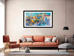 Santorini Art Framed Print