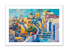 Santorini Art Framed Print