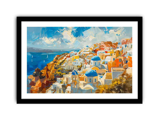 Santorini Print