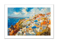 Santorini Print